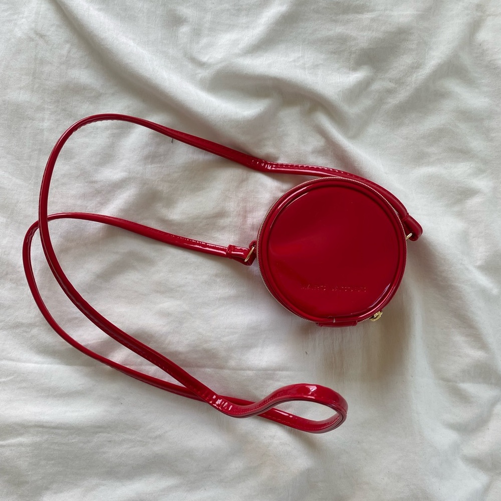 Marc Jacobs candy apple red mini purse